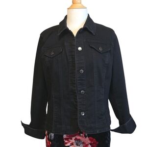 Charter Club Black Jean Jacket